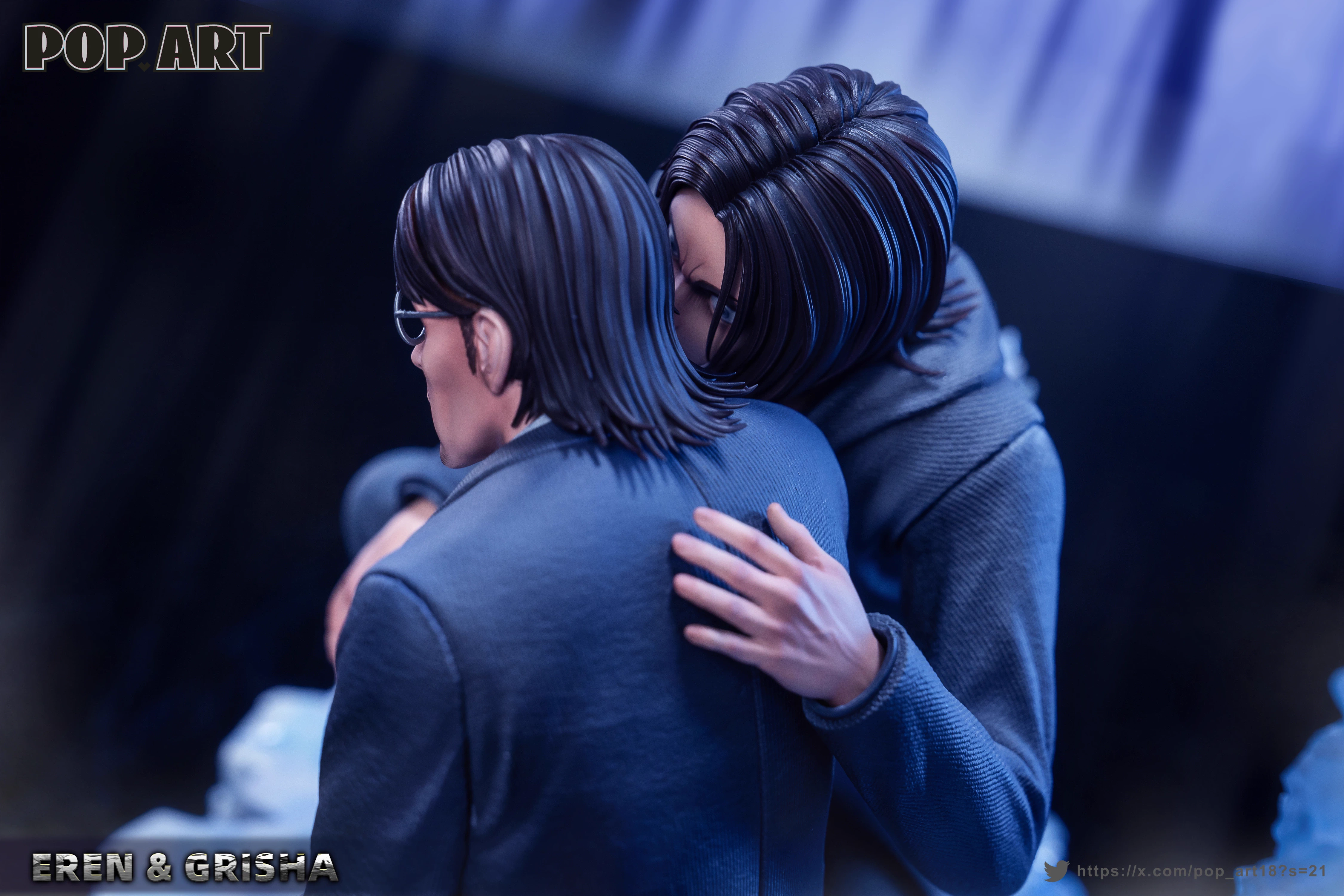 【Pre-sale】1/6 Scale Eren Jeager and Grisha Jaeger-POP.ART Studio