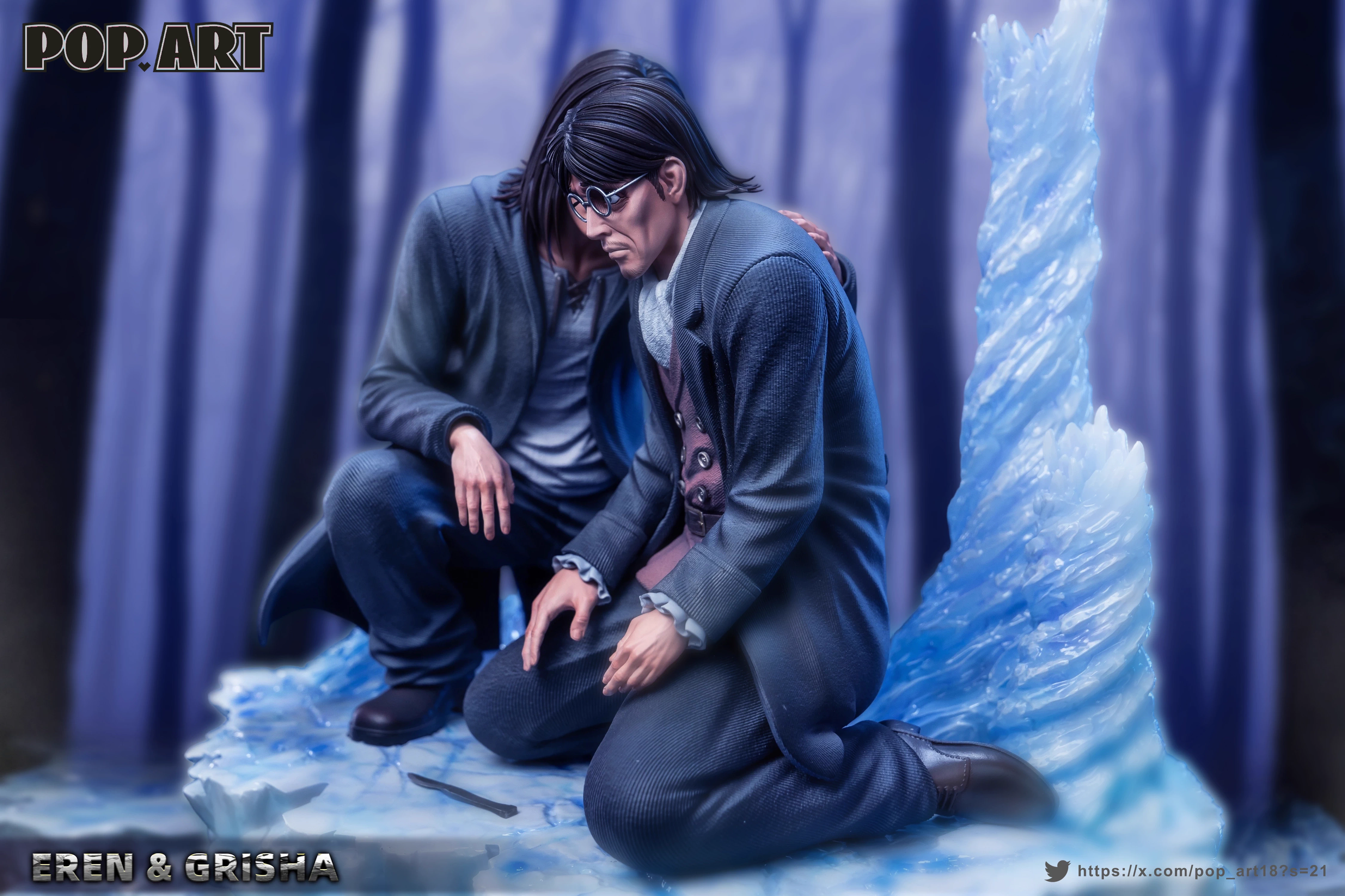 【Pre-sale】1/6 Scale Eren Jeager and Grisha Jaeger-POP.ART Studio