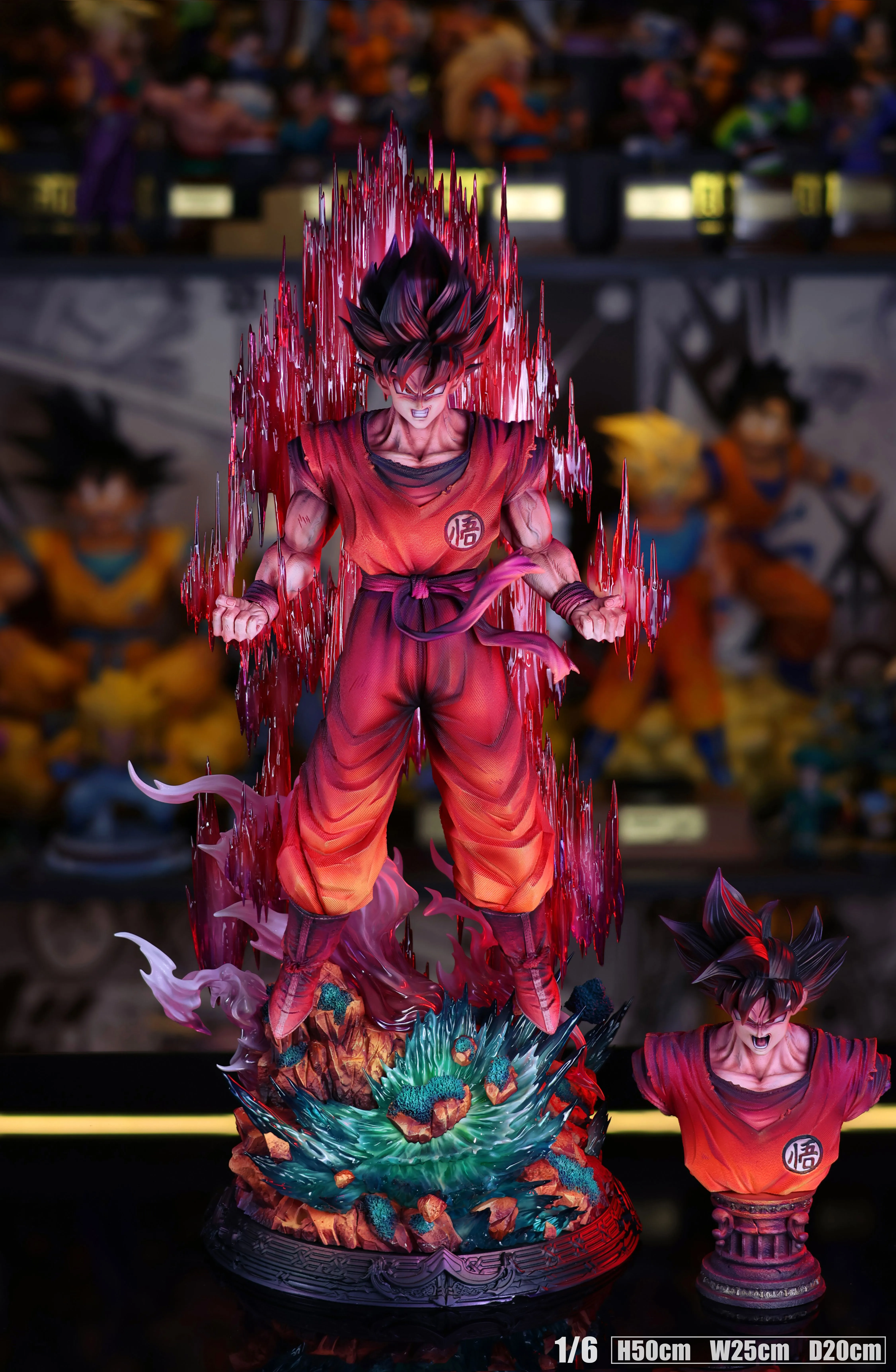 【Pre-sale】1/6 Scale Goku Kaio-ken-YunQi Studio